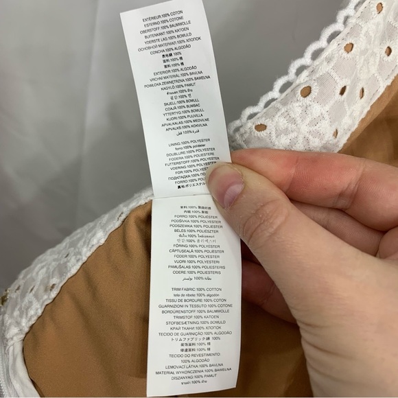 NWT MICHAEL MICHAEL KORS Eyelet Ruffled Midi Skirt, size 0 - Picture 11 of 15